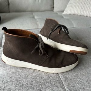 Cole Haan Grand Pro Brown Suede Shoes